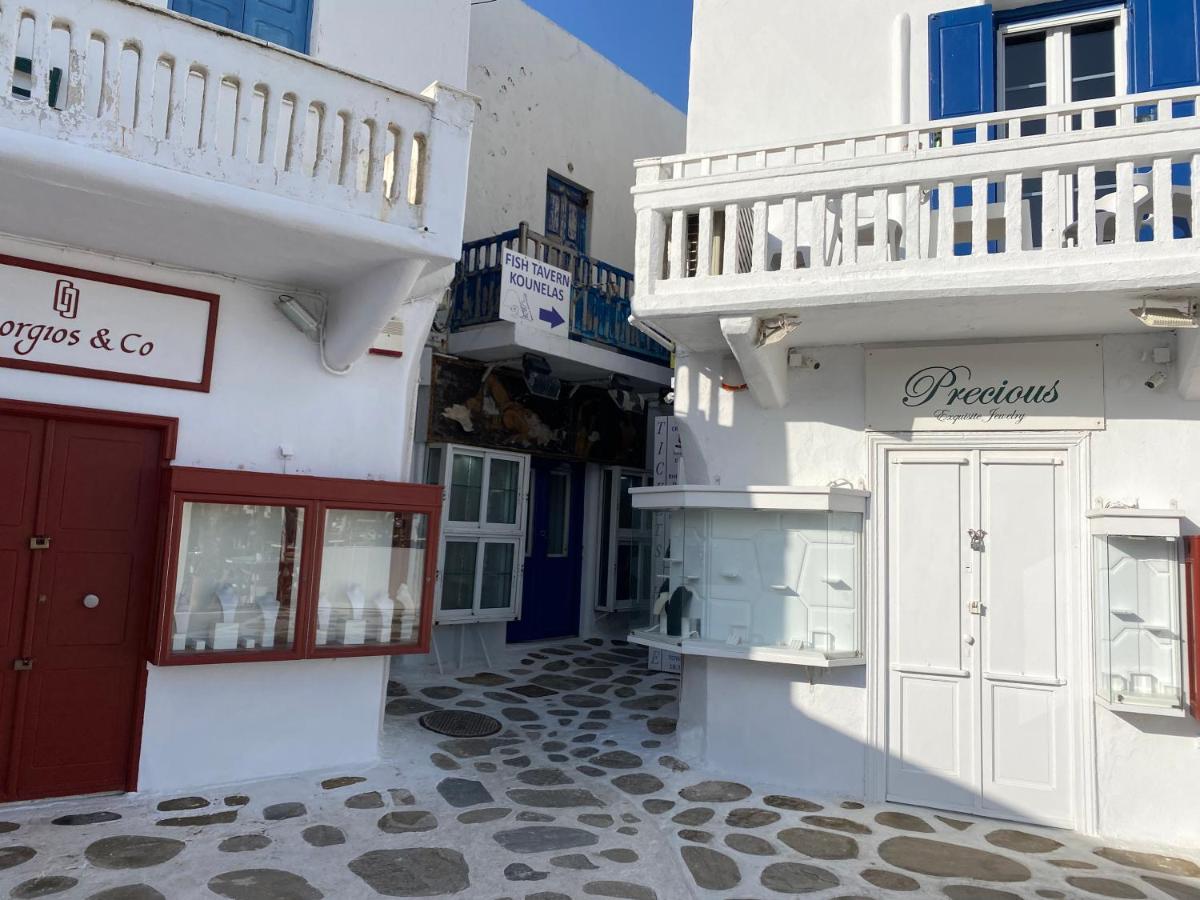 Budget Downtown Apartment- Harma I Mykonos Town المظهر الخارجي الصورة