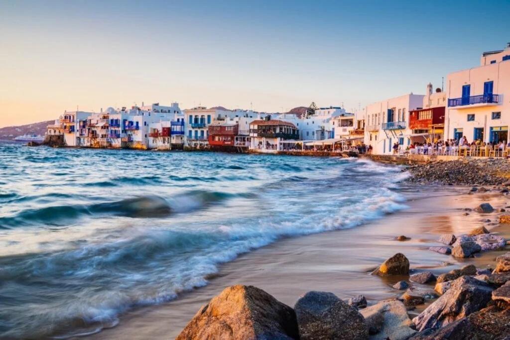 Budget Downtown Apartment- Harma I Mykonos Town المظهر الخارجي الصورة